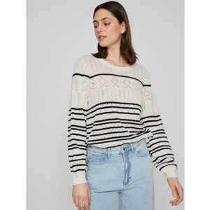 Vila Sasina Pointelle Knit Top